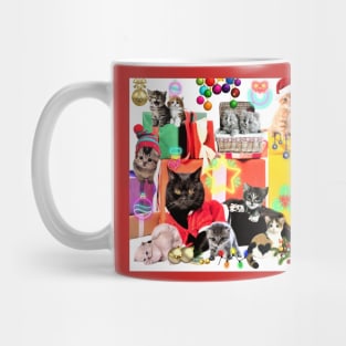 Christmas Pussy Cats Mug